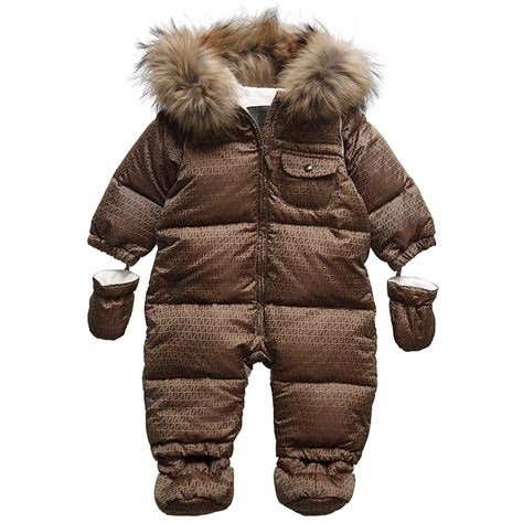 fendi baby carrier|fendi baby snowsuit.